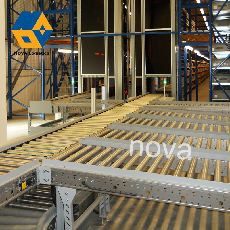 product nova metal rack manufacturer gravity carton flow rack system steel warehouse selective carton flow storage rack-5