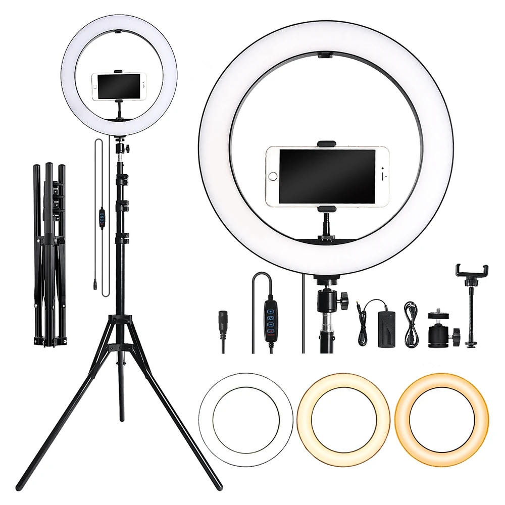 14 ring light with tripod