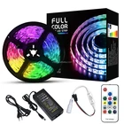 Led Led 5050 Rgb Led Strip 5Meter Magic 5050 RGB Digital LED Light Strip With Controller And Power Supply