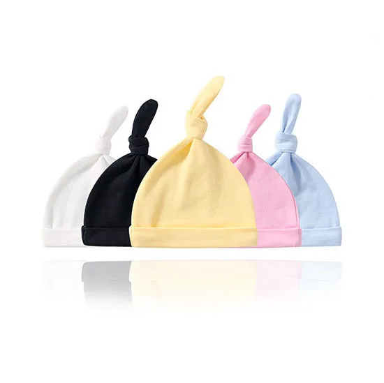 manufacturer high quality baby hat 100% cotton customizable newborn baby hats baby hospital hats