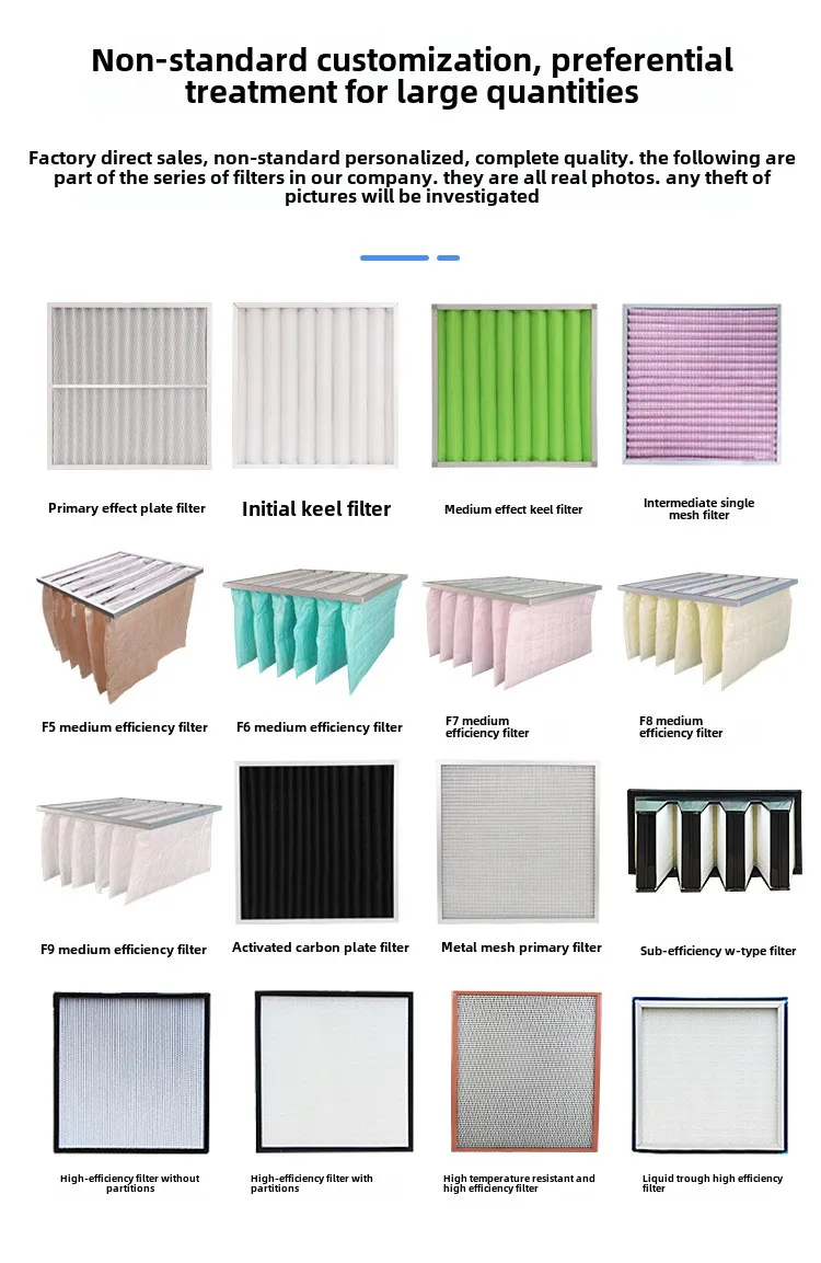 Bank Ahu Filter, F7, 99.995%, 1055x79x950mm, HVAC - detail 36
