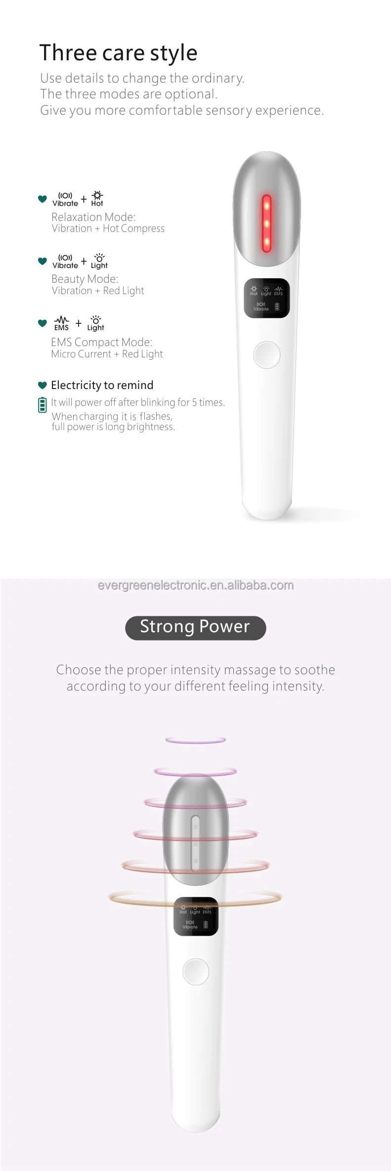 Brand New Lifting Eye Facial Skincare Wand Ems Beauty Instrument Rf Face Massager Buy Skincare