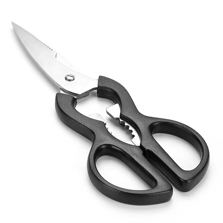 Heavy Duty Meat Fish Utility Scissors Multi Purpose Chicken Bone Poultry Cooking Kitchen Shears With Can Opener