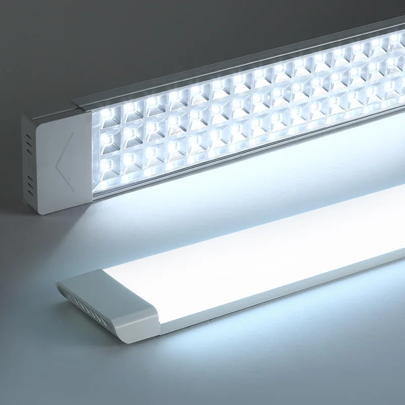 1.2m Led Purification Lamp Led Linear Tube Fixture Tri-proof Lamp Purification 18w 36w 54w 60w 80w 100w600mm 900mm 1200mm 1500mm