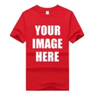 Wholesale Round Neck Blank T-shirt 100% Cotton Logo Custom Tshirt Costum Print