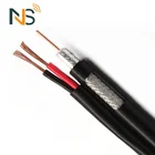 Best price RG59 coaxial cable Siamese cable WITH POWER