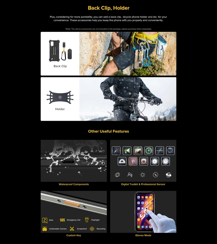 Ulefone Armor 11 5G 2021 Rugged Phone 8GB+256GB 5200mAh 5G OTG NFC Android 11