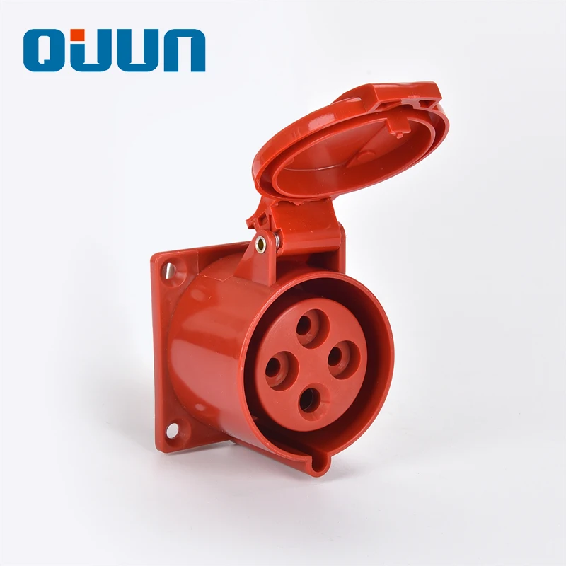 Oem Logo Ip A Industrial Pin Wall Socket Wenzhou Socket Factory