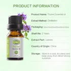 Oil 100% Pure Pharmaceutical Grade High Quality Organic Thyme Essential Oil Treat Colds/ Coughs / Sore Throats