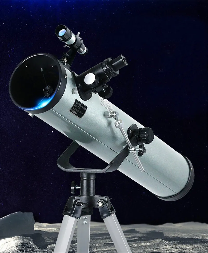 Color : White, Size : 45-122cm YADSHENG Astronomical Telescope 16/40X HD Refractive Astronomical Telescope Magnification Zoom Monocular Refractors 