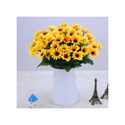 Sunflowers 15 Heads Of Small Sunflowers Wedding Outdoor Bulk Flowers Artificial