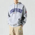 Sweatshirt Cotton/polyester Blended Fleece Fashion Loose Fit Hooded Sweatshirt Custom Embroidery Logo Men's Hoodie