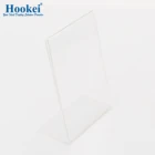 Custom Shopping Cart Advertising A4 Acrylic Sign Holder 8.5*11 Sign Holder Stand