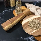 Pepper Wholesale High Quality Wooden Pepper Grinder Salt And Pepper Mill Spice And Extract Manufacturing
