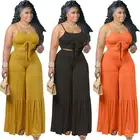 Plus Size Women Casual Ladies 5XL Plus Size 2pc Outfits Wide Leg Summer Sexy Clothing Women 2 Piece Set