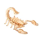 Wood DIY Scorpion Model Intelligent Children Custom Wood Puzzle