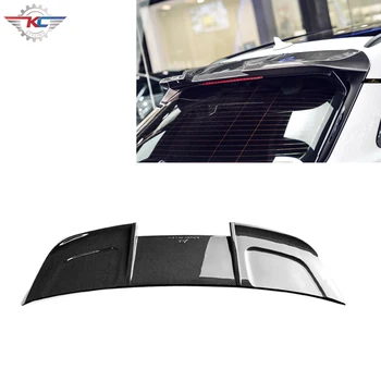 Wet carbone  pour Audi RS6 Avant C8 2020-2022 Spoiler de toit aile supérieure de fenetre