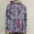 Sweatshirt 100% Cotton Tie Dye Customized Men's Pullover Hoodies Sweatshirt