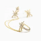 Gold Plated Earrings Earringsgold 2020 Hotsale 14K Gold Plated With Fashion Star Earrings For Women