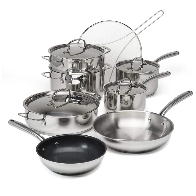 saucepan sets with steamer