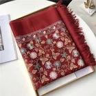 Scarves Scarves Scarf Customize Female Tassel Thick Soft Women Hand Scarves Scarf For Women Embroidered