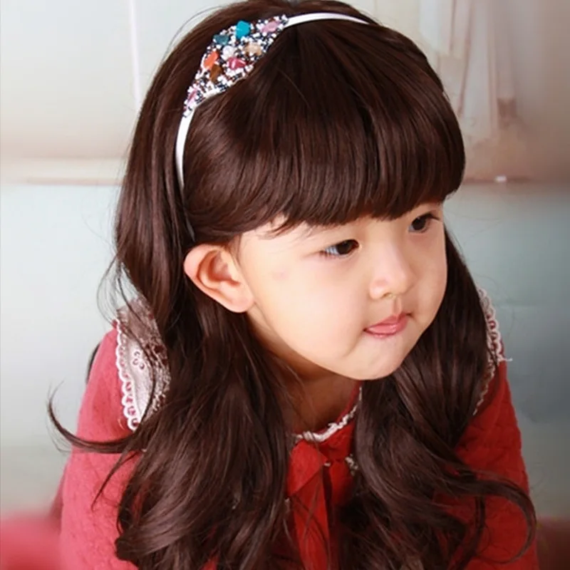 Children's Wig Child Girl's Wig 1-10 Years Old Girl's Long Hair Girl's  Middle Big Curly Hair Baby's Wig Hot Selling Factory - Buy Child Wig,Girl  Wig,Baby Wig Product on 