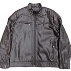 Jacket Pu Leather 2021 New European And American Men's Windproof And Warm Stylish Jacket Mens PU Leather Jacket