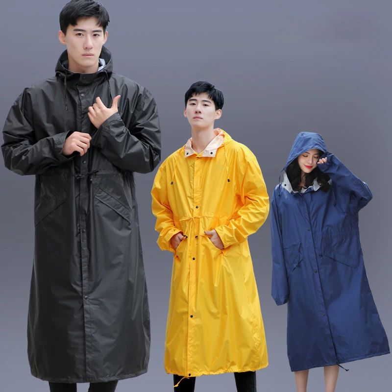 DD1599 Plus Size Reusable Raincoat Anti-storm Travel Hiking Hooded Rain Coat Lightweight Women Poncho Rainwear