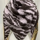 Materials Scarf 100%polyester High Quality Materials Durable Use Women Zebra Print Triangle Shawl Scarf For Women Shawl