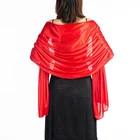 Wedding Dress Elegant Women Silky Scarf High Quality Soft Shawls Bridal Bridesmaid Wedding And Party Evening Dress Wraps