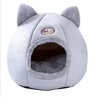 Pet Hot Sale Breathable Removable Cover Cat Head Nest Plush Deep Sleep Donut Pet Dog Cat Bed Big Dog Comfortable Warm