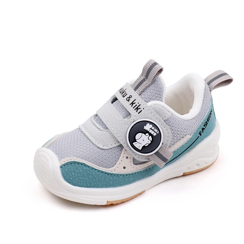 Children's Functional Toddler Shoes Soft Soles Non-slip Kids Breathable Mesh Sports Shoes factory