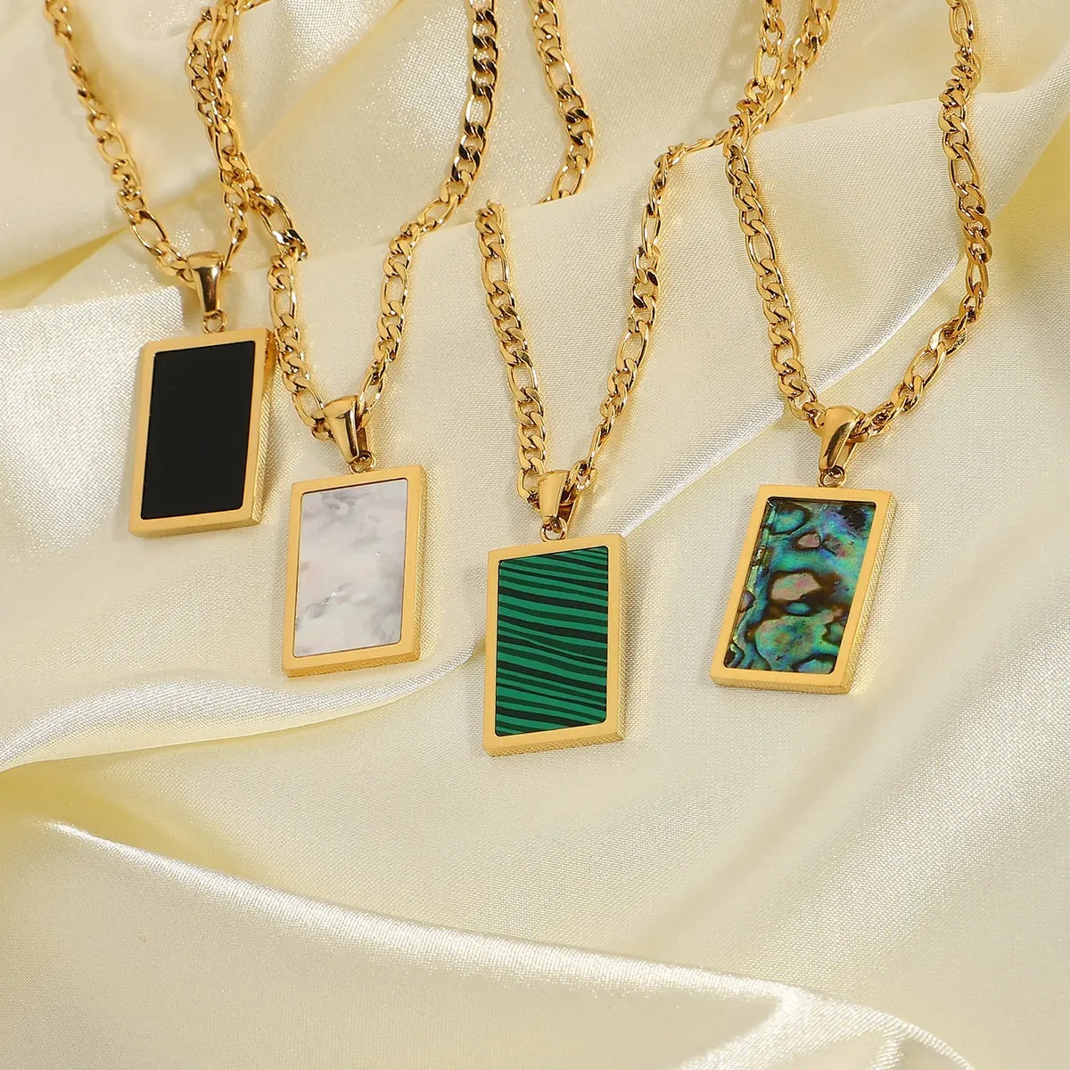 Hip Hop 18k Gold Plated Figaro Chain 