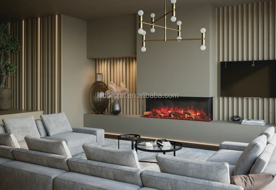 Electric Fireplace, 5D, LED - detail 2