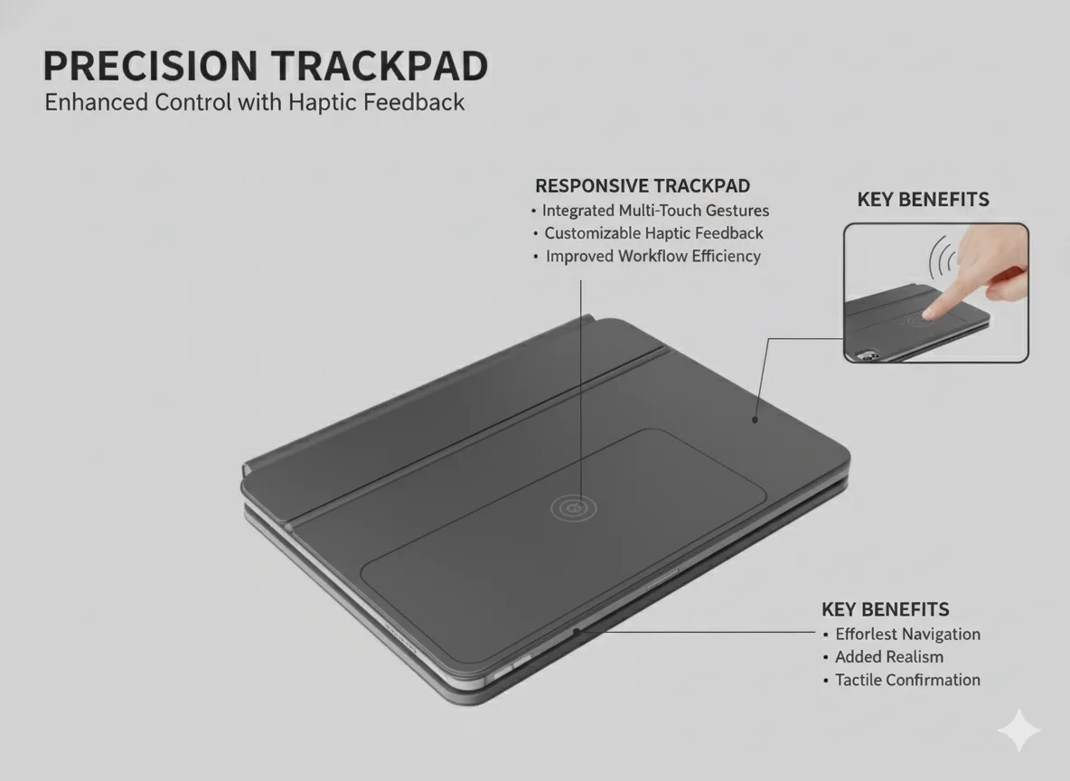 product aluminum magic keyboard for ipad pro11for ipad air backlighting trackpad scratch resistant water resistant self draining keycaps-7