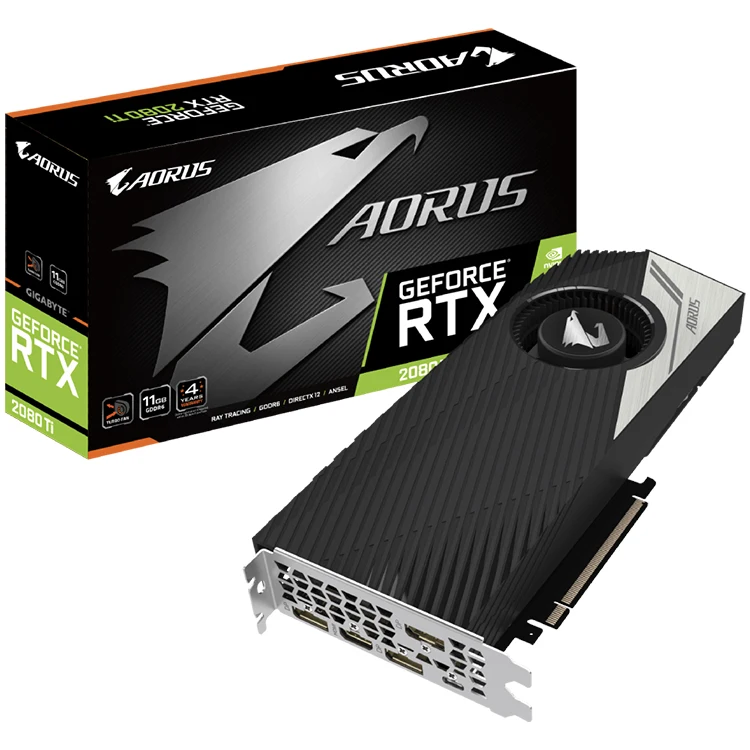 Gigabyte Aorus Nvidia Geforce Rtx 2080 Ti 11g Gaming Graphics Card With High Thermal Conductivity Copper Heat Sink - Buy Rtx 2080 Ti Turbo,Gigabyte Rtx 2080 Ti Turbo,Aorus Rtx2080 Ti