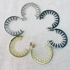 Hoop Earring Earrings Fashion Unique Design Big Hoop Earring Trend With Zircon For Earrings Women