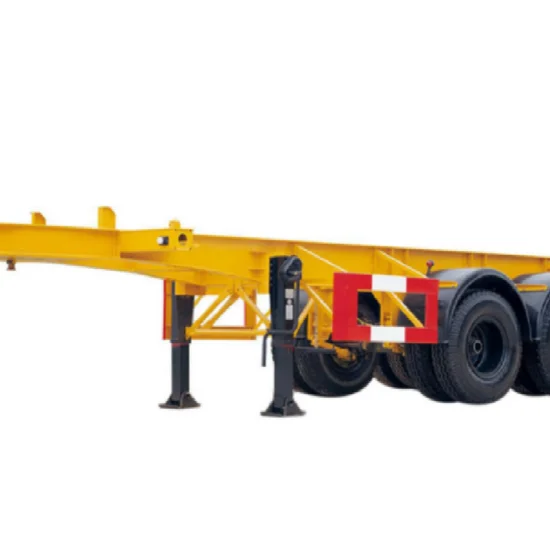 Hot Sale 20ft 40ft Container Skeleton Chassis 2/3/4 Axles Cargo Semi Truck Trailer Steel Car Carrier Truck Trailer Sale in Dubai