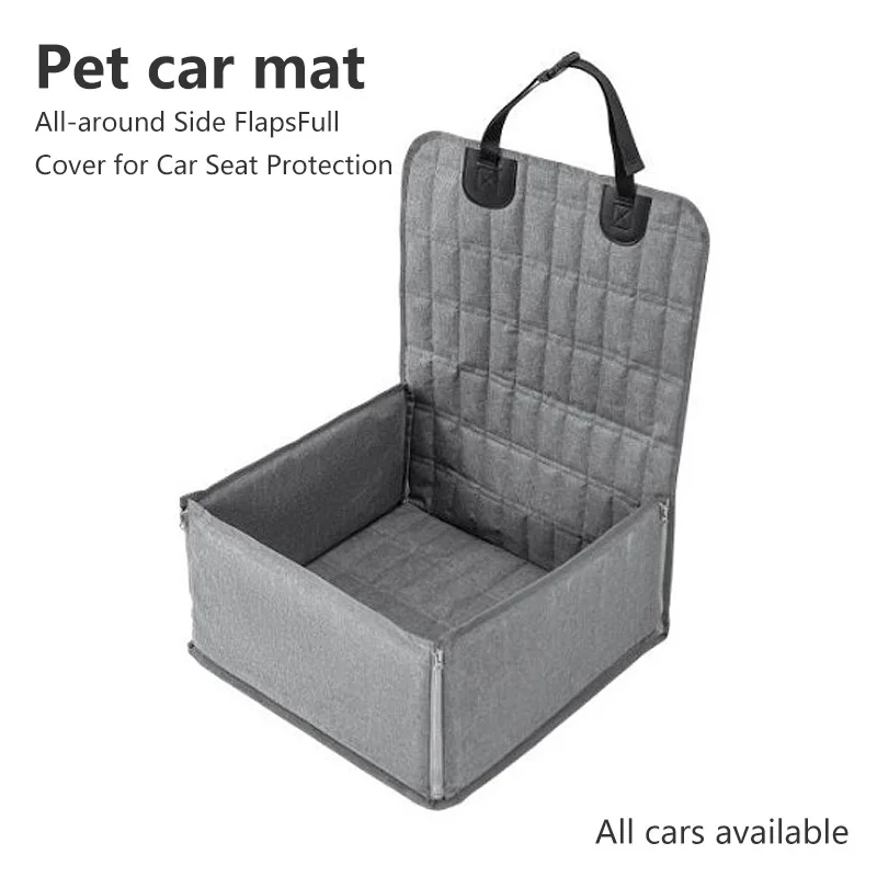 product waterproof fabric car back seat cover for pets scratch resistant durable dog cat front seat covers portable travel animals mat-49