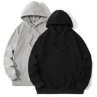 Blank Black Custom Private Logo Blank Hoodies Many Color Options Black Grey Beige Hoodie Unisex Men And Women Hoodies