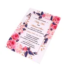 Card Card Thanks Card Custom 2mm Silk Screen Acrylic Wedding Invitation Card