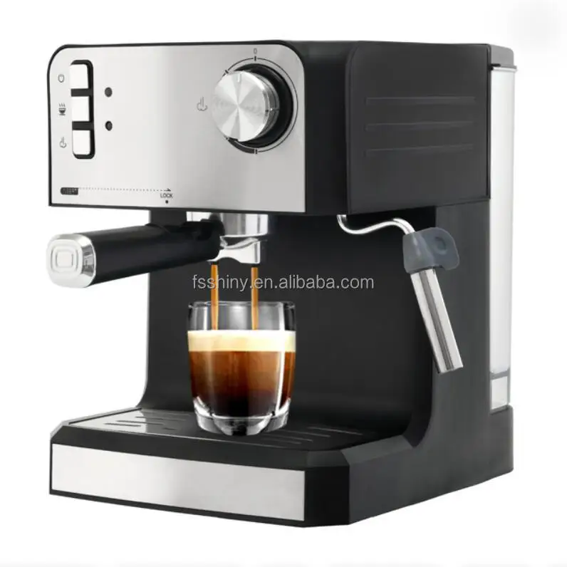Italy Style Semiautomatic Coffee Machine,Stainless Steel Coffee Maker