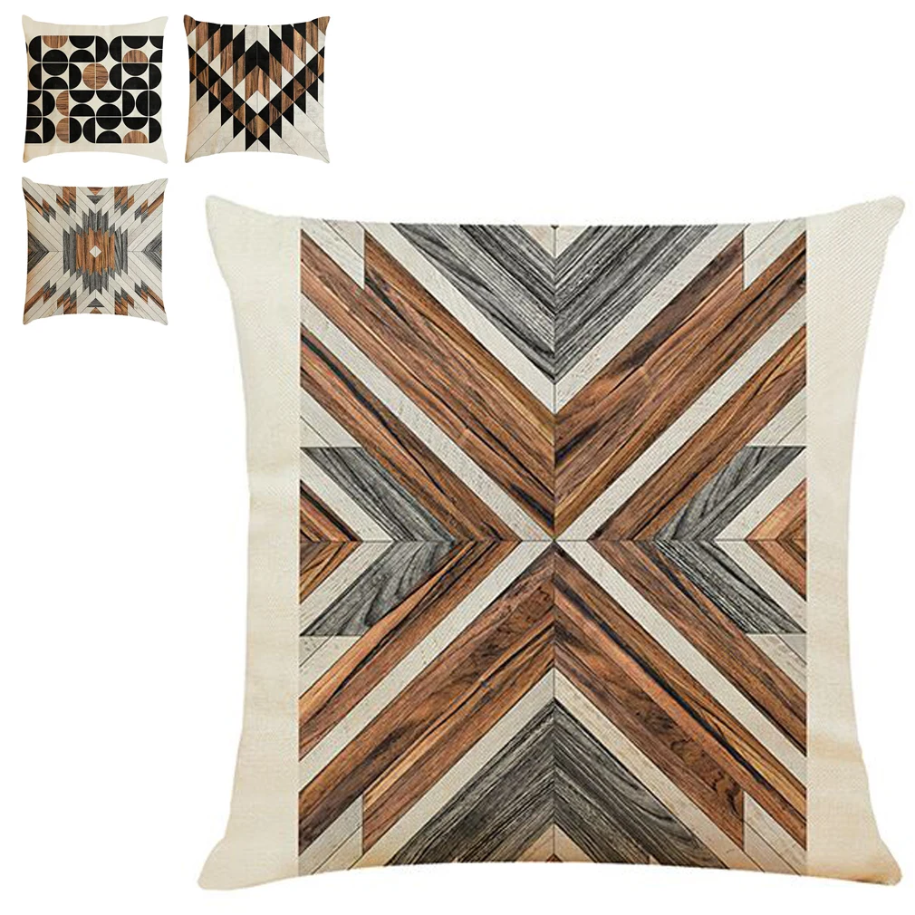 grid throw pillow