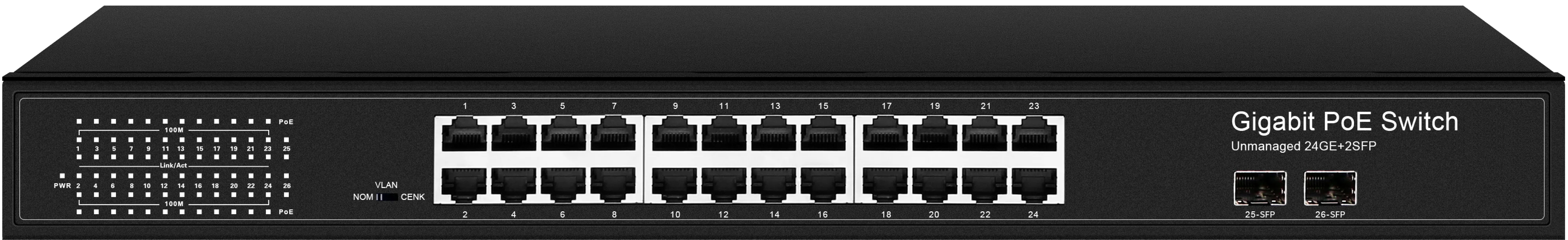 product 2 gigabit sfp  24 gigabit smart web poe switch optic fiber equipment ftth compatible board or card type-2
