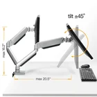 Arm Stand Monitor Wholesale Optional 13" - 27" TV Size Gas Spring Desktop Arm Dual Monitor Stand