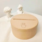 Wooden Base For 3d Led Wood Night Light Lamp Creative Gift