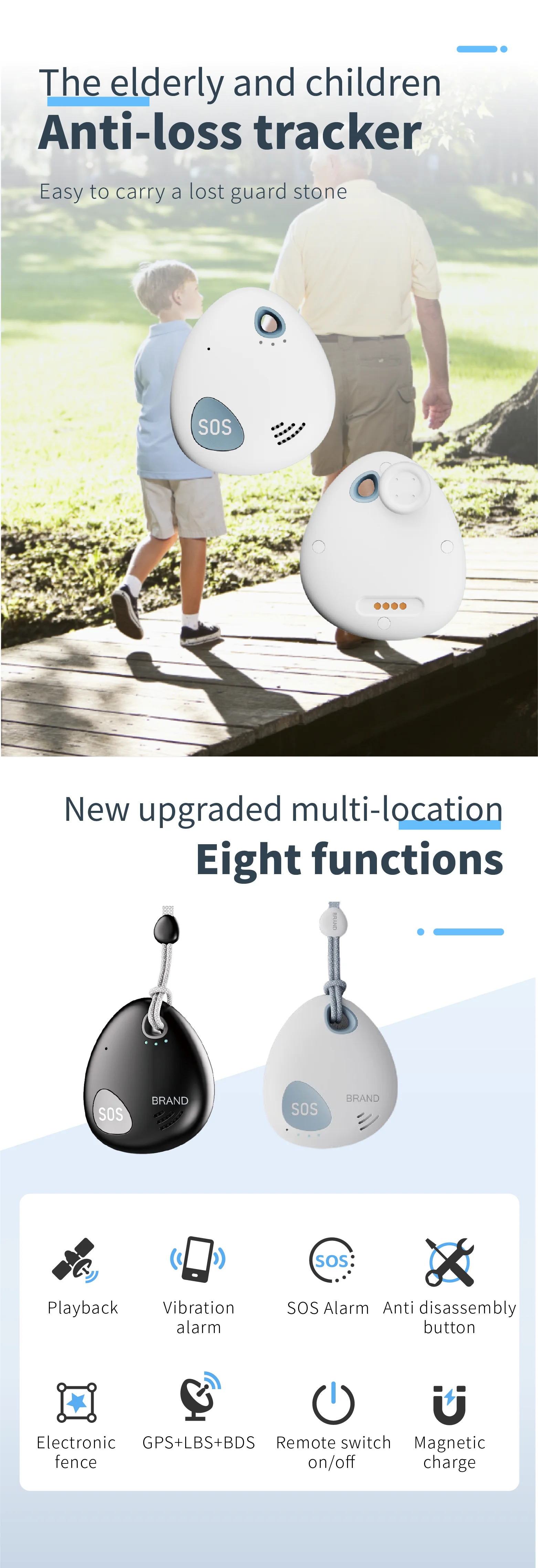 product rsh anti lost key finder app remote control mini global tracking device 4g gps tracker for pet dog cat-2