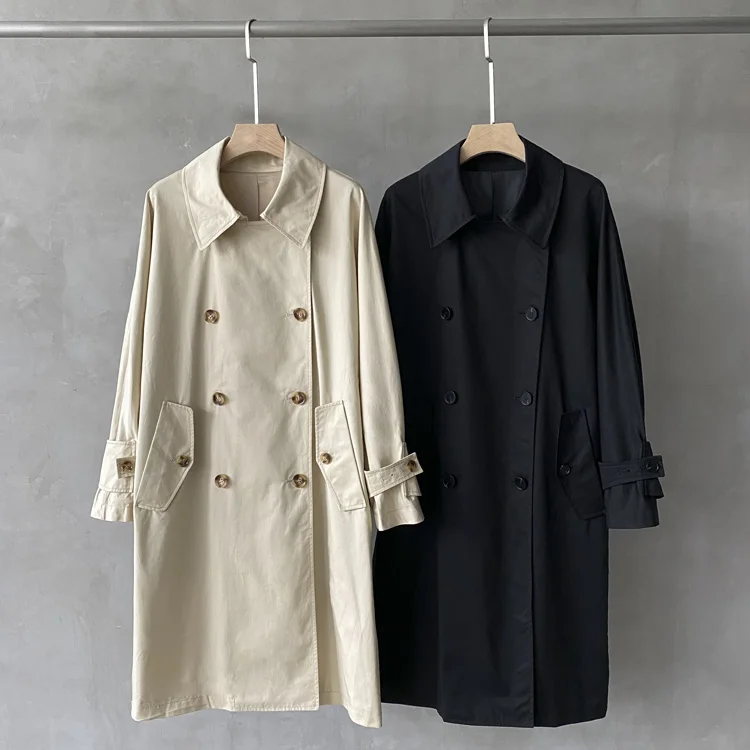 Gabardina Larga Y Elegante Para Mujer,Gabardina Larga De Fabricación  China,Sencilla Y Clásica,Oem Odm - Buy Al Por Mayor Moda Manga Larga Sólido  Botón Mujer Chaquetas Mujer Chaquetas Y Abrigos De Invierno De