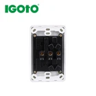 Power OEM Australia Saa Wall Socket Single Double Pole Gpo Power Points Igoto Factory
