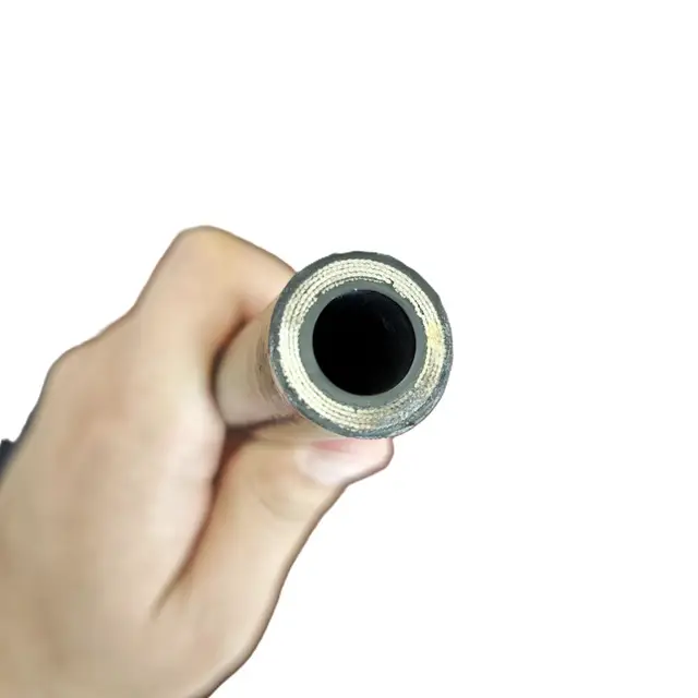 6000+PSI High Pressure 3/4 Inch Hydraulic Hose 3/8 Inch 2 Inch EN856 Wire Spiraled Pipe Cutting HOYITE Brand 20m 50m